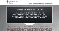 Desktop Screenshot of fbcdecherd.com