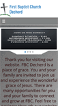 Mobile Screenshot of fbcdecherd.com